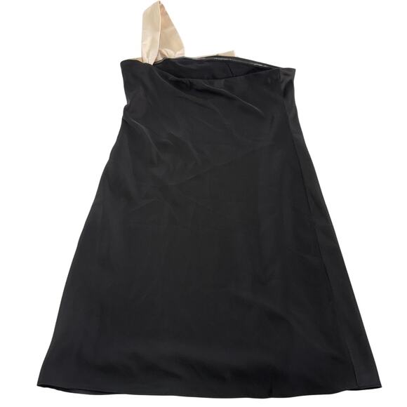 Heartloom Dress Womens Small Black Garcia One Shoulder Bow Cocktail Party Lined - Picture 5 of 11